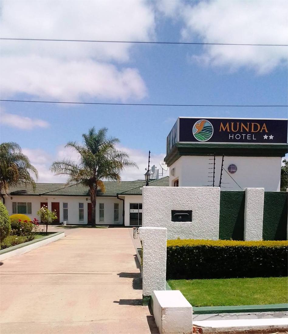 The entrance to Munda Hotel in Burnside