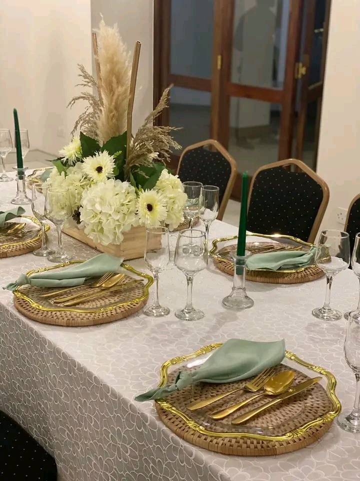 An event table setting at Munda Hotel